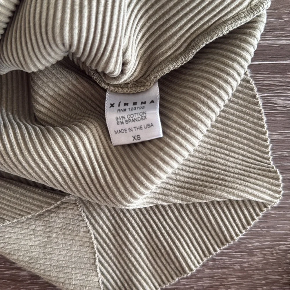 XiRENA Olive Green Ribbed Tank Top - Picture 3 of 6